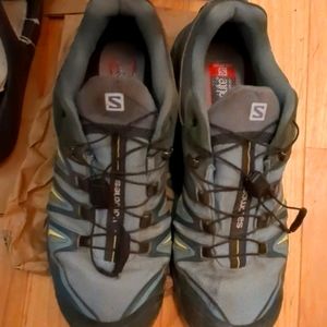Salomon X Ultra 3 Gore Tex Womens Size 8.5 Blue Running Shoes, Exc. Condition